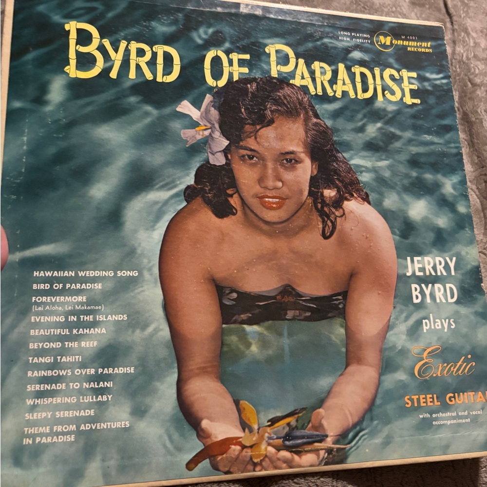 Bird Of Paradise Exotic Steel Guitar Album by Jerry Byrd LP Vinyl Record